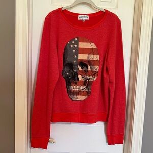 Wildfox Skull Sweatshirt Size M